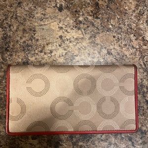 Coach Checkbook Holder